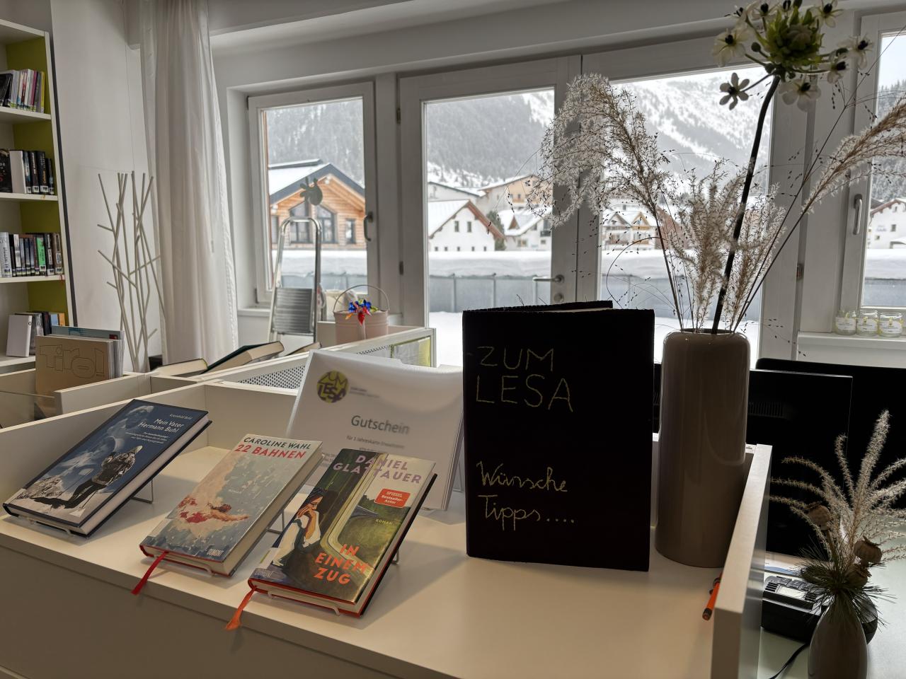 Wunschbuch in das Leser die Wunschankäufe eintragen können. 