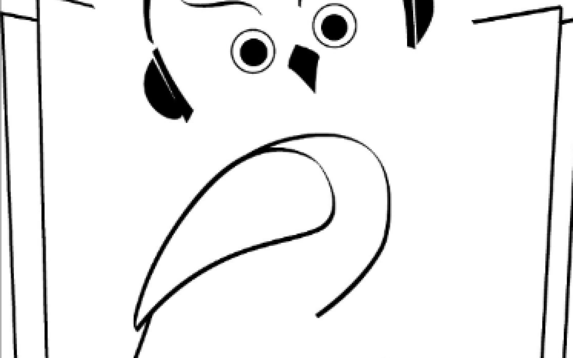 Eine Eule mit einem Buch im Hintergrund